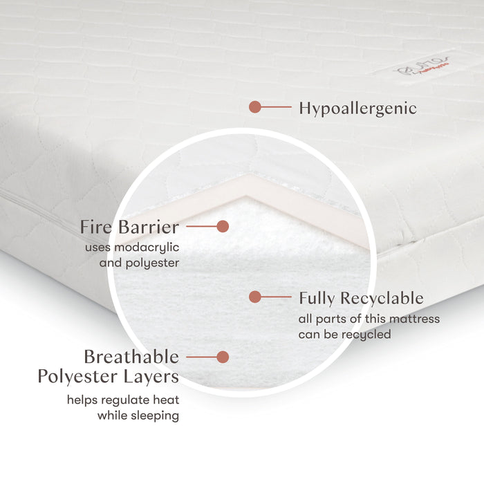 M5321C,Babyletto,Pure Core Non-Toxic Crib Mattress with Hybrid Cover