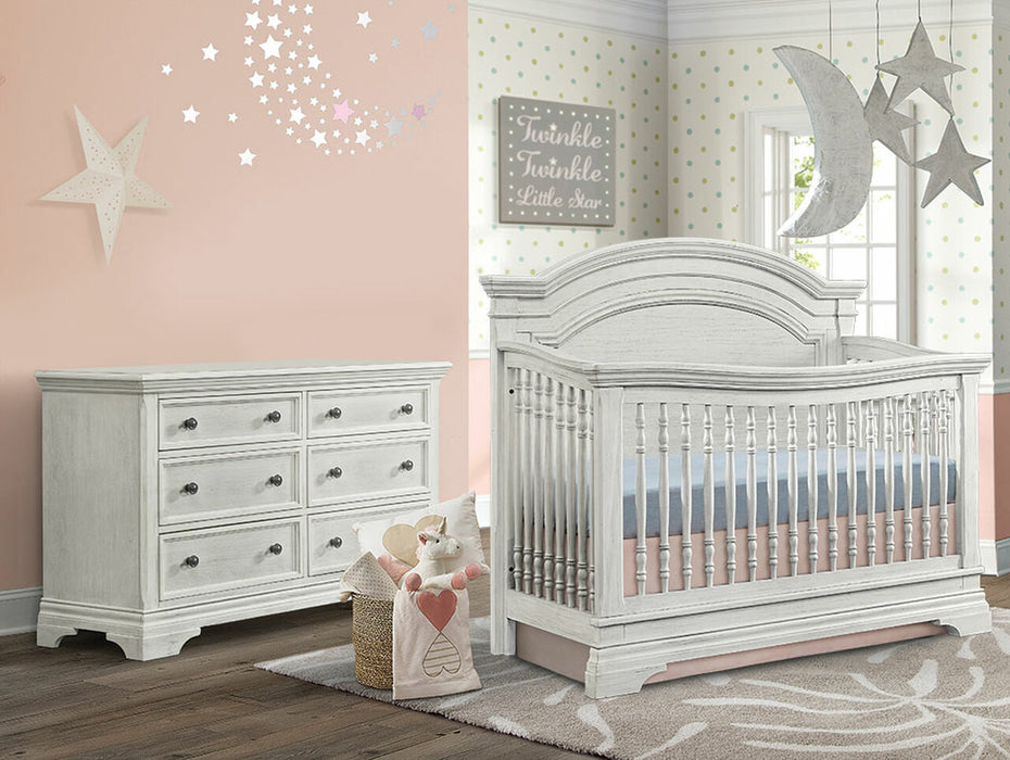 Westwood Olivia 2-Piece Nursery Set – Arch Crib & Dresser