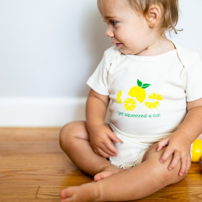 Simply Chickie Organic Cotton Onesie, Lemon