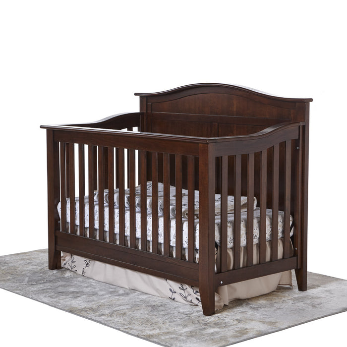 Pali Napoli Arch Top 3 Piece Nursery Set - Forever Crib + Double Dresser + Chest