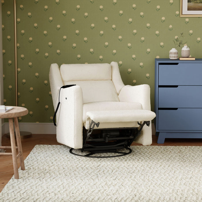 Babyletto Kiwi Deluxe Power Recliner & Swivel Glider with Heat and Massage