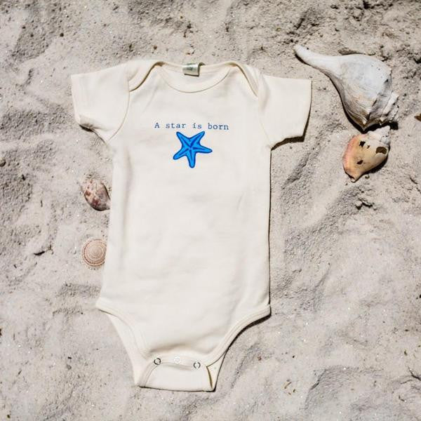Simply Chickie Organic Cotton Onesie, Starfish