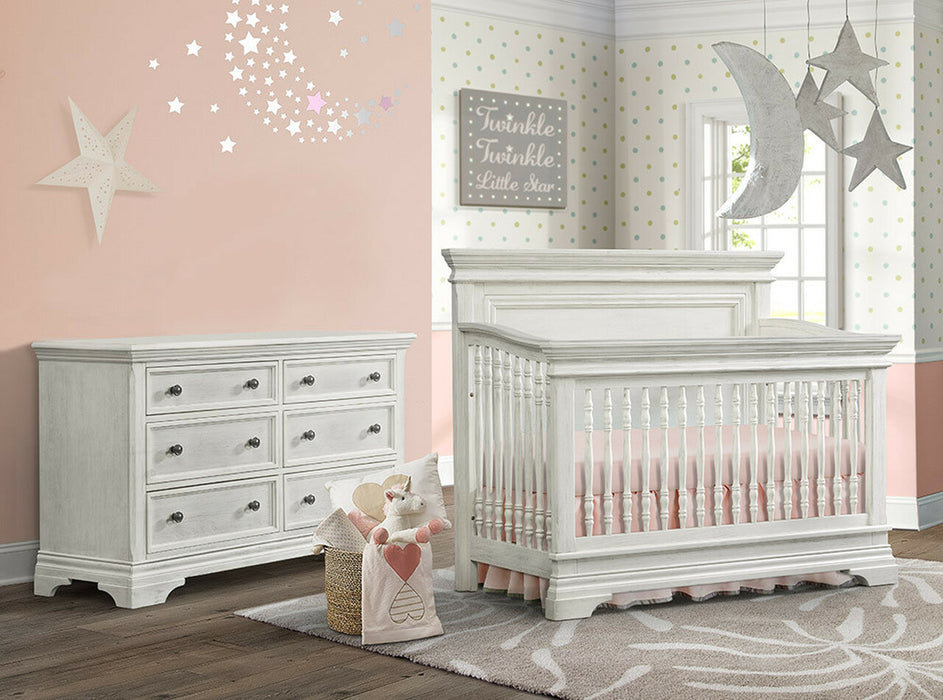 Westwood Olivia 2-Piece Nursery Set – Flat Top Crib & Dresser