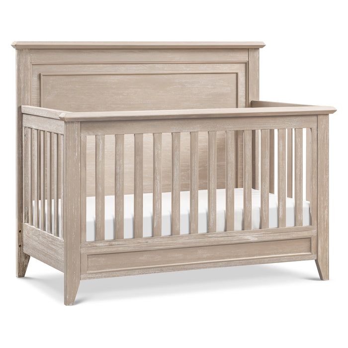 Monogram by Namesake Beckett Rustic 4-in-1 Convertible Flat Top Crib