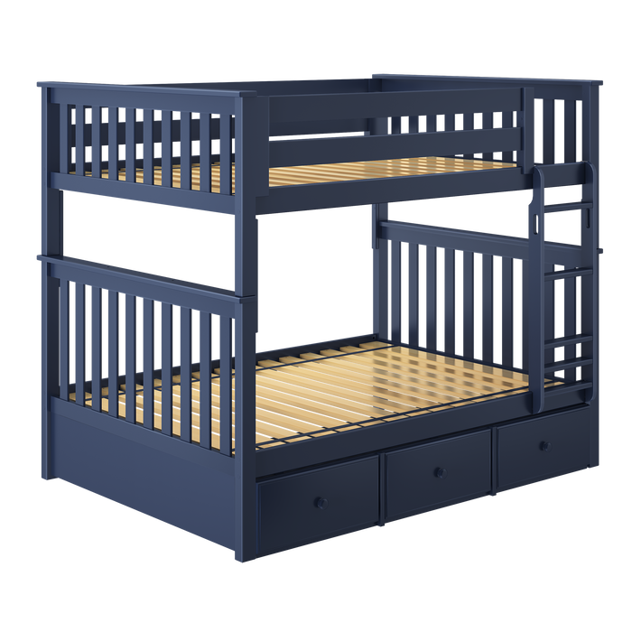 Jackpot Kids Cambridge Full Bunk Bed with Ladder