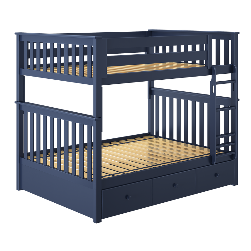 Jackpot Kids Cambridge Full Bunk Bed with Ladder
