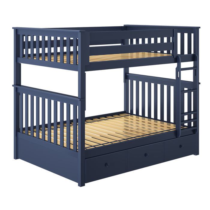Jackpot Kids Cambridge Full Bunk Bed with Ladder