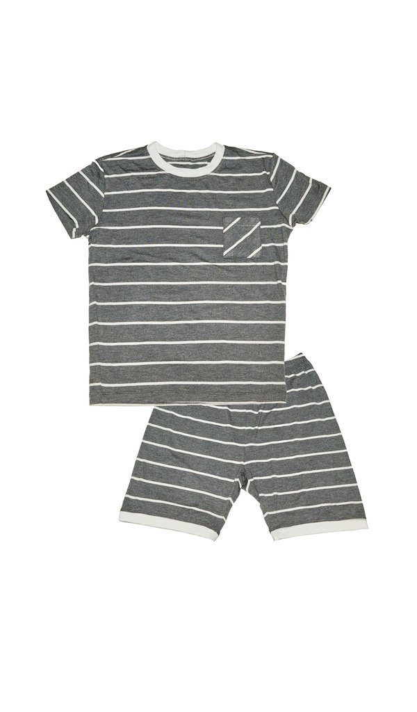 Everly Grey Charcoal Aydenne Pajama Short Set