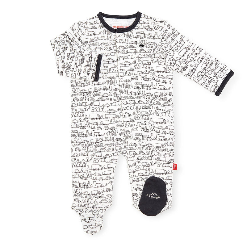 Magnetic Me Going Places Organic Cotton Magnetic Footie
