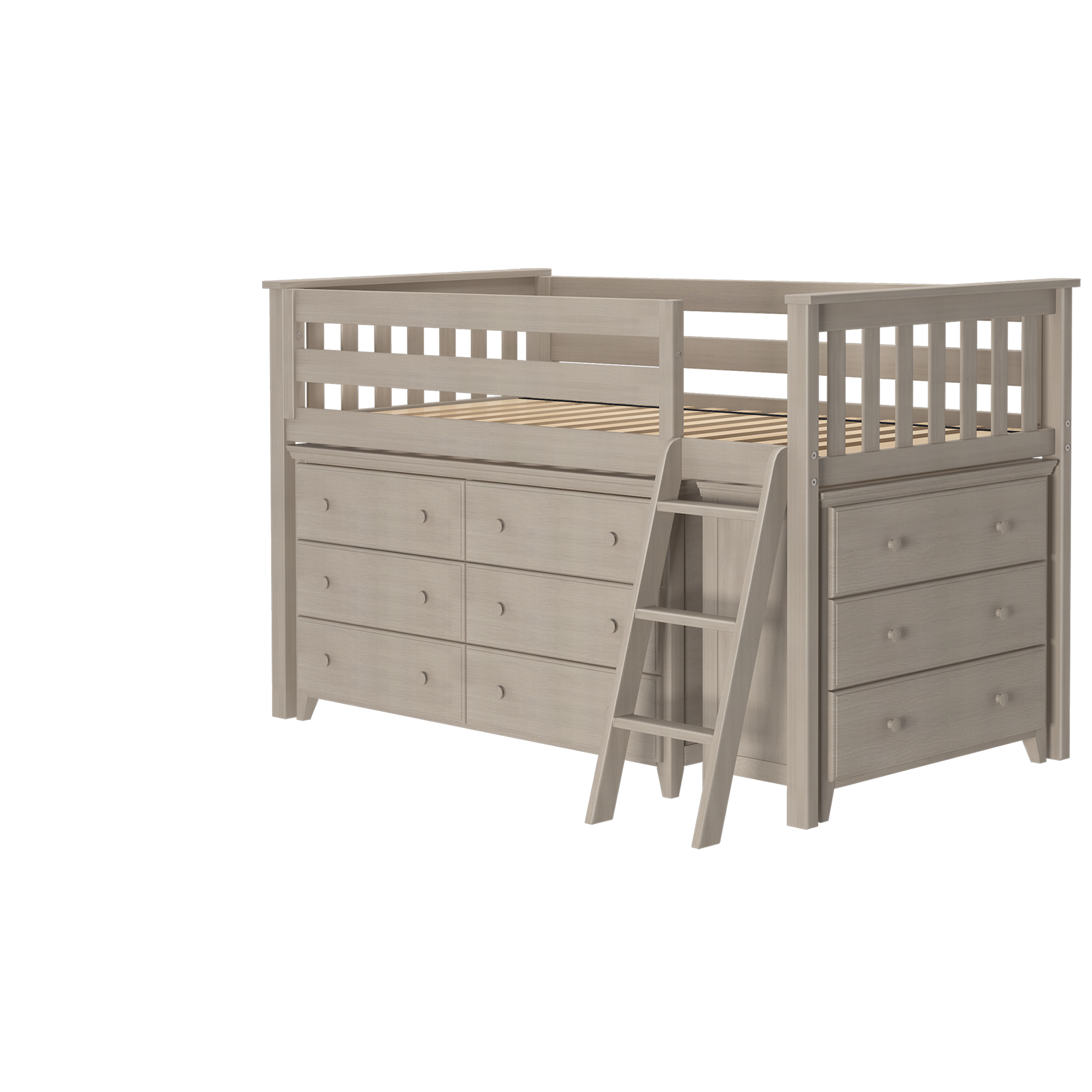 Jackpot Kids Windsor 1 Low Loft Storage Bed | Kids N Cribs