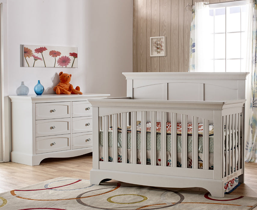 Pali Ragusa 2 Piece Nursery Set - Forever Crib + Double Dresser