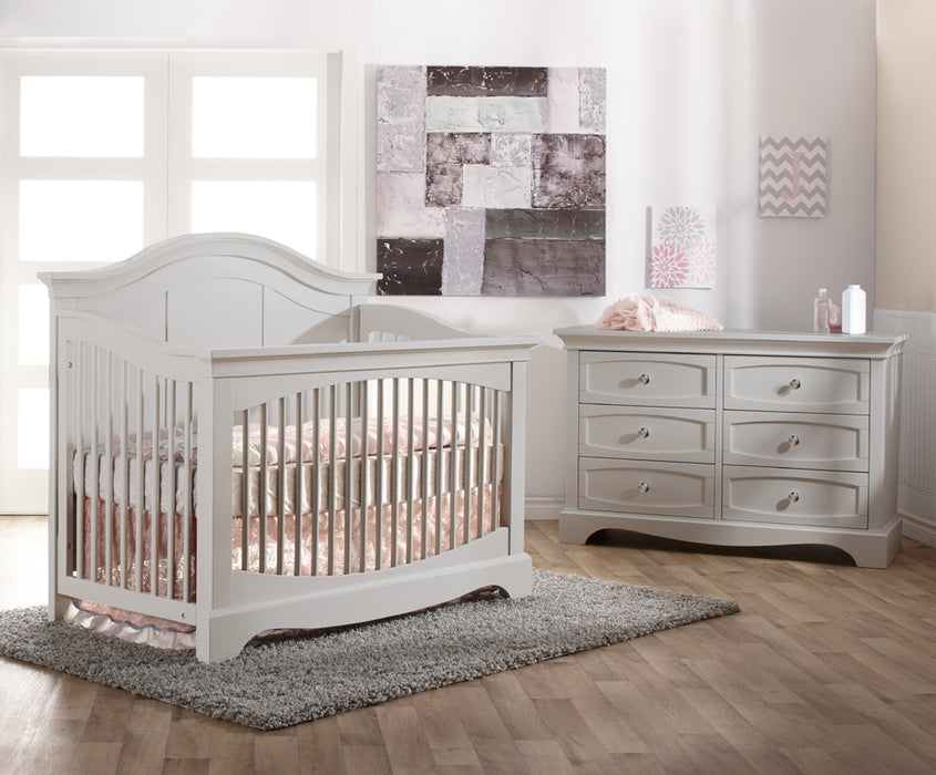 Pali Enna 2 Piece Nursery Set - Forever Crib + Double Dresser