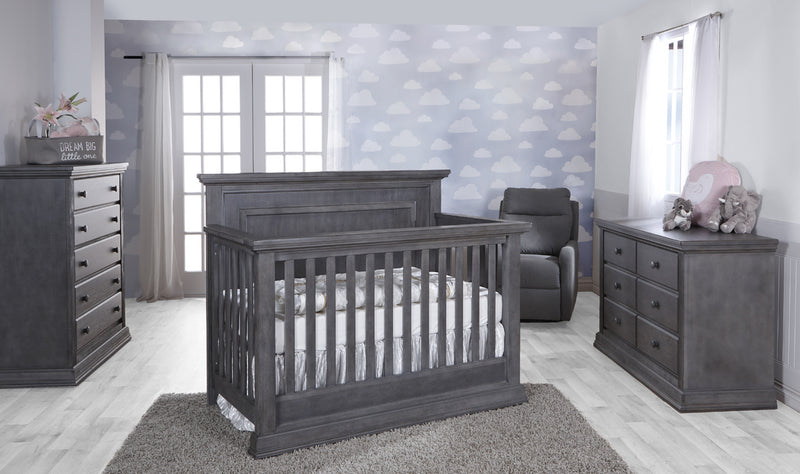 Pali Modena 3 Piece Nursery Set - Forever Crib + Double Dresser + Chest