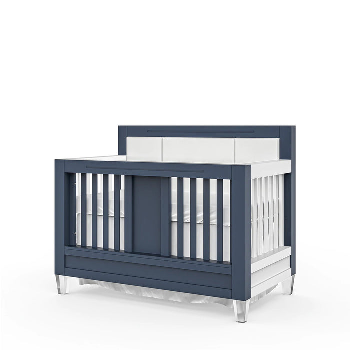 Romina Furniture Millenario Tufted Convertible Crib