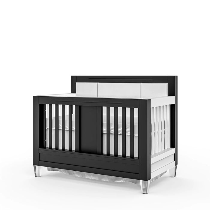 Romina Furniture Millenario Tufted Convertible Crib