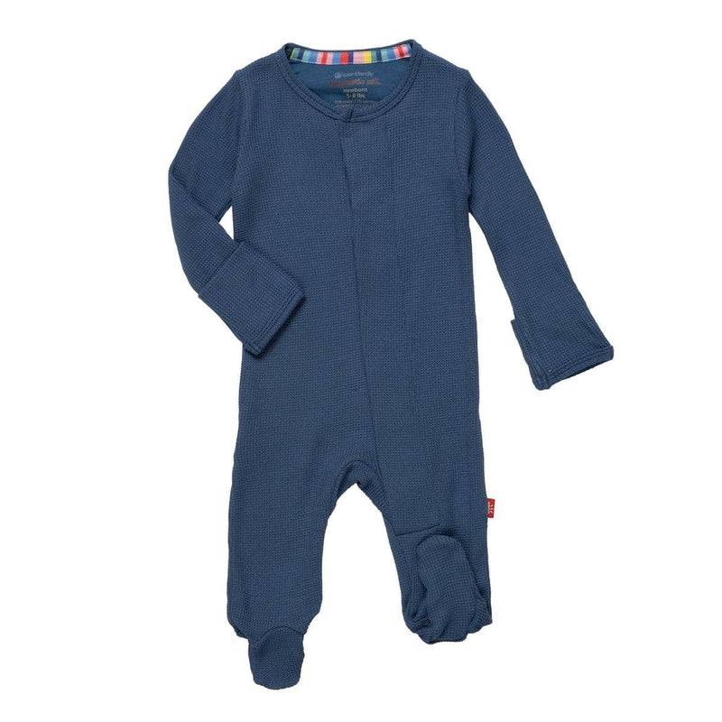 Magnetic Me Dark Blue Waffle Modal Magnetic Footie