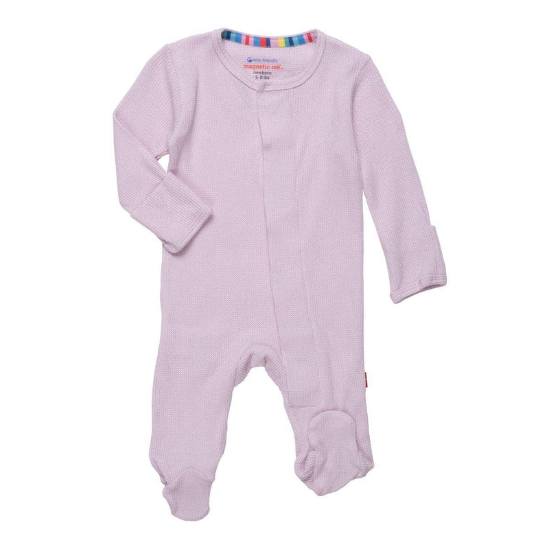 Magnetic Me Lilac Snow Waffle Modal Magnetic Footie