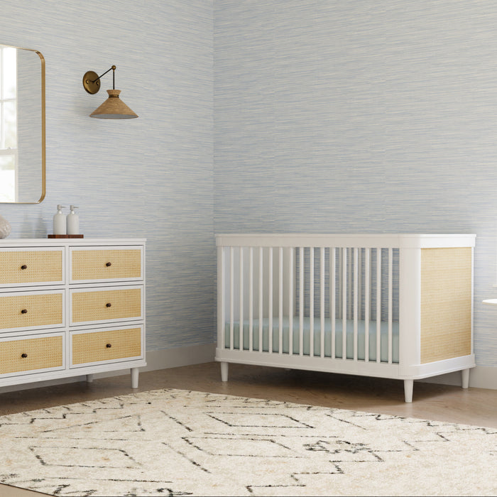 Namesake Marin 2 Piece Nursery Set - Convertible Crib + Double Dresser