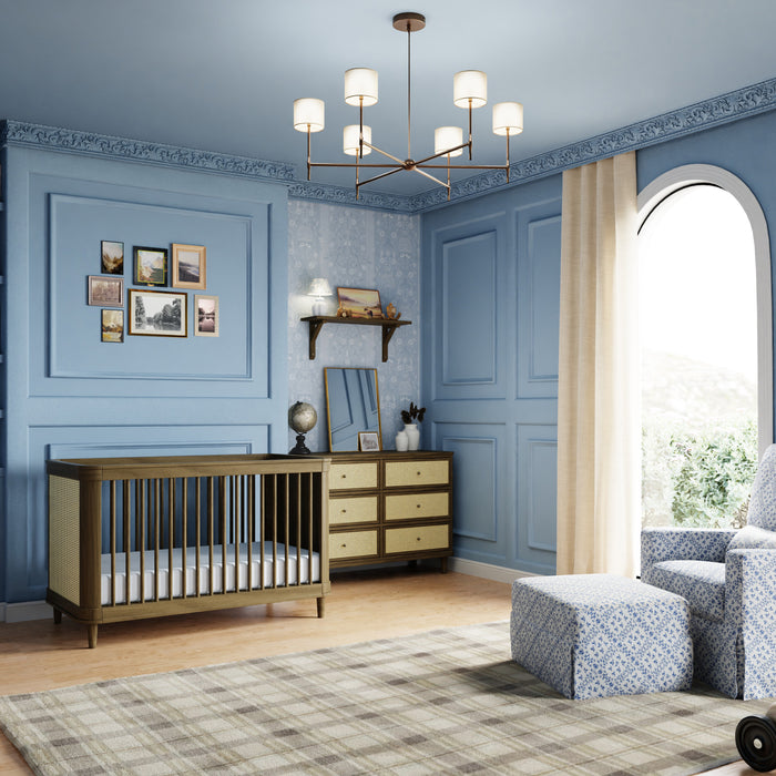 Namesake Marin 2 Piece Nursery Set - Convertible Crib + Double Dresser
