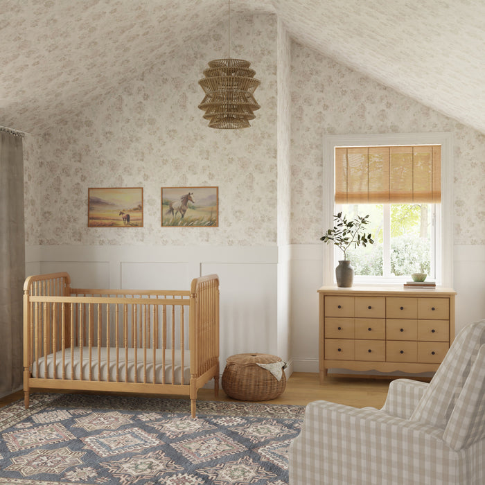 Namesake Liberty 2 Piece Nursery Set - Convertible Crib + Double Dresser