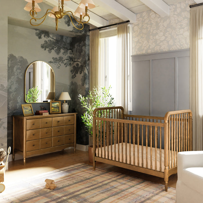 Namesake Liberty 2 Piece Nursery Set - Convertible Crib + Double Dresser