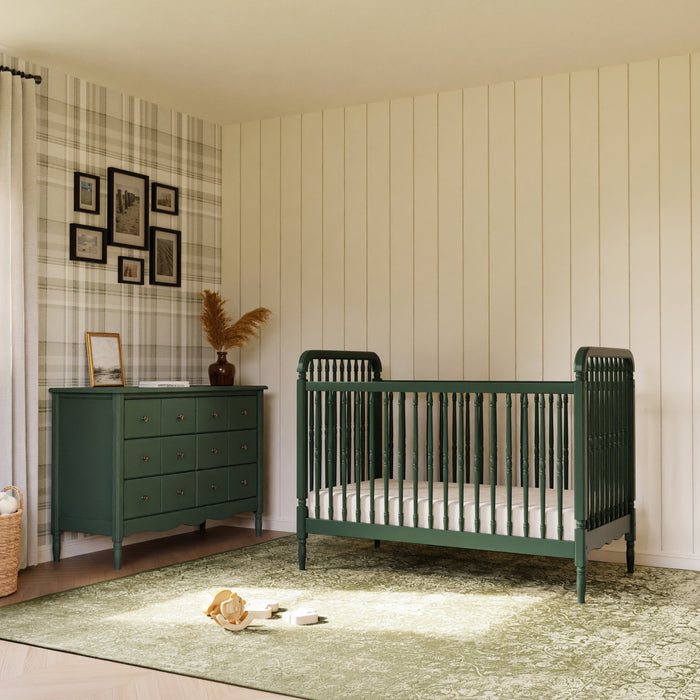 Namesake Liberty 2 Piece Nursery Set - Convertible Crib + Double Dresser