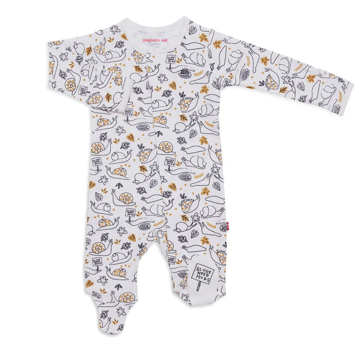 Magnetic Me Slow Living Organic Cotton Magnetic Footie