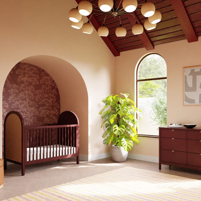 Babyletto Bondi 2 Piece Nursery Set - 3-N-1 Convertible Crib + Double Dresser