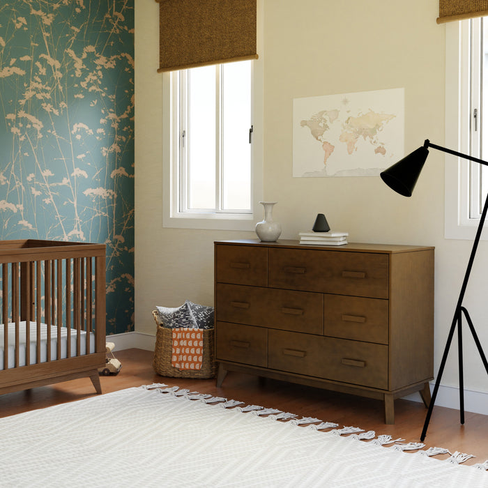Babyletto Scoot 2 Piece Nursery Set - 3-N-1 Convertible Crib + 6 Drawer Dresser