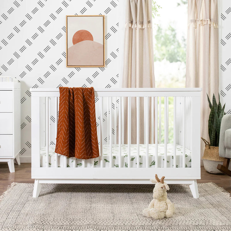 Babyletto Scoot 2 Piece Nursery Set - 3-N-1 Convertible Crib + 3 Drawer Dresser