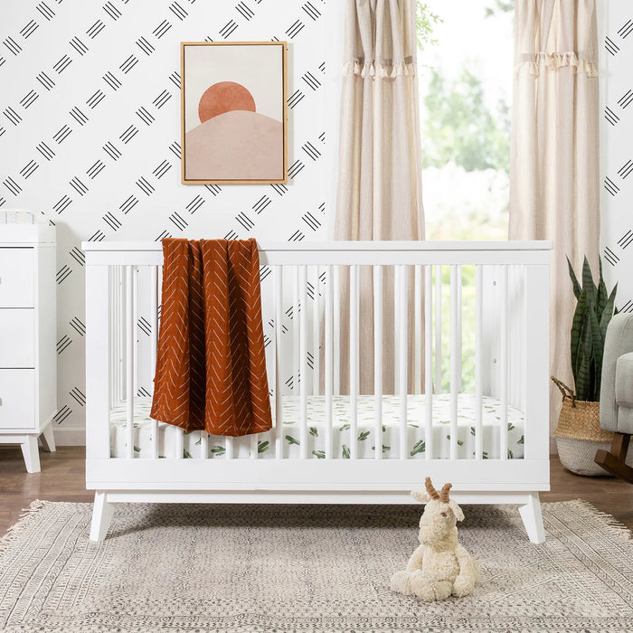 Babyletto Scoot 2 Piece Nursery Set - 3-N-1 Convertible Crib + 3 Drawer Dresser