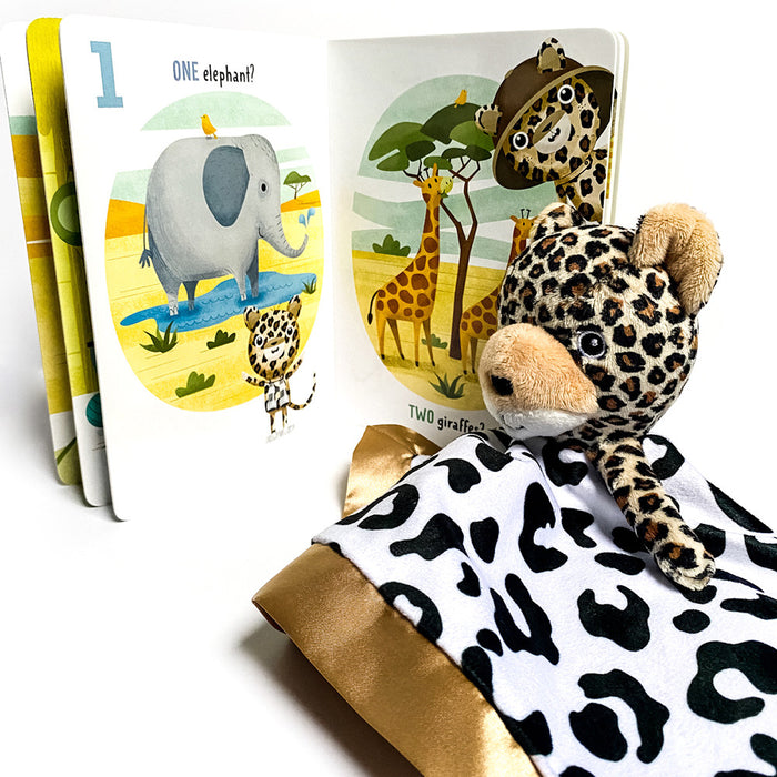 Frankie Dean Nikki the Leopard Dream Blanket + Bedtime Book