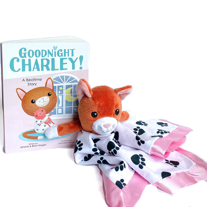 Frankie Dean Charley the Cat Dream Blanket + Bedtime Book