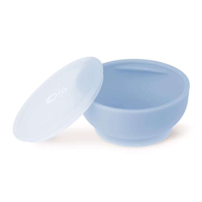 Olababy Silicone Suction Bowl with Lid
