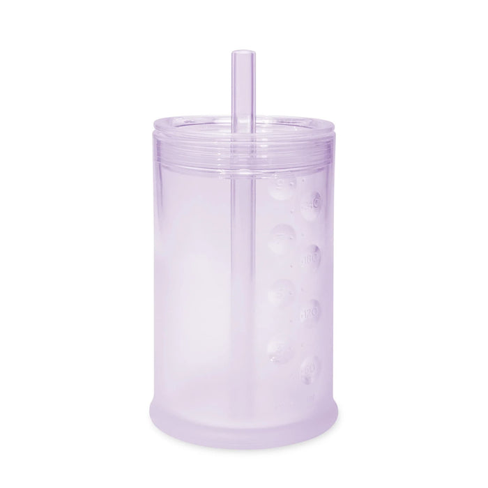 Olababy Silicone Training Cup with Lid + Straw - 9oz.