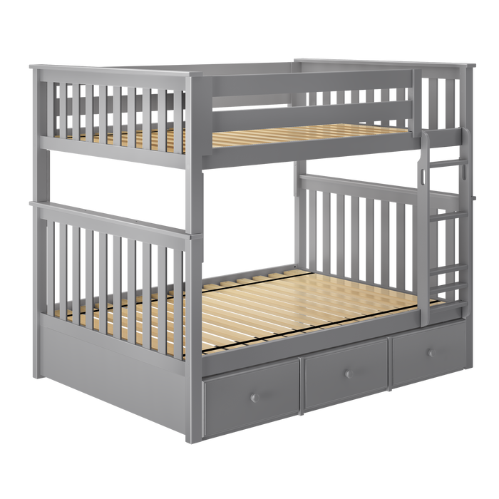 Jackpot Kids Cambridge Full Bunk Bed with Ladder