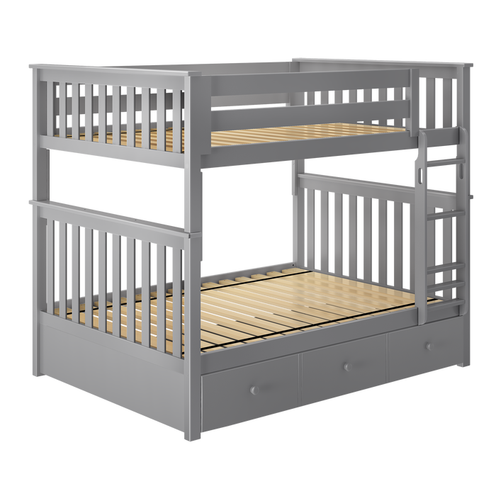 Jackpot Kids Cambridge Full Bunk Bed with Ladder
