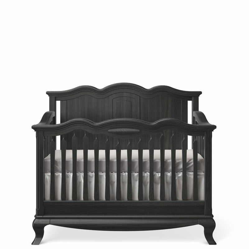Romina Furniture Cleopatra Convertible Crib w/ Solid Back
