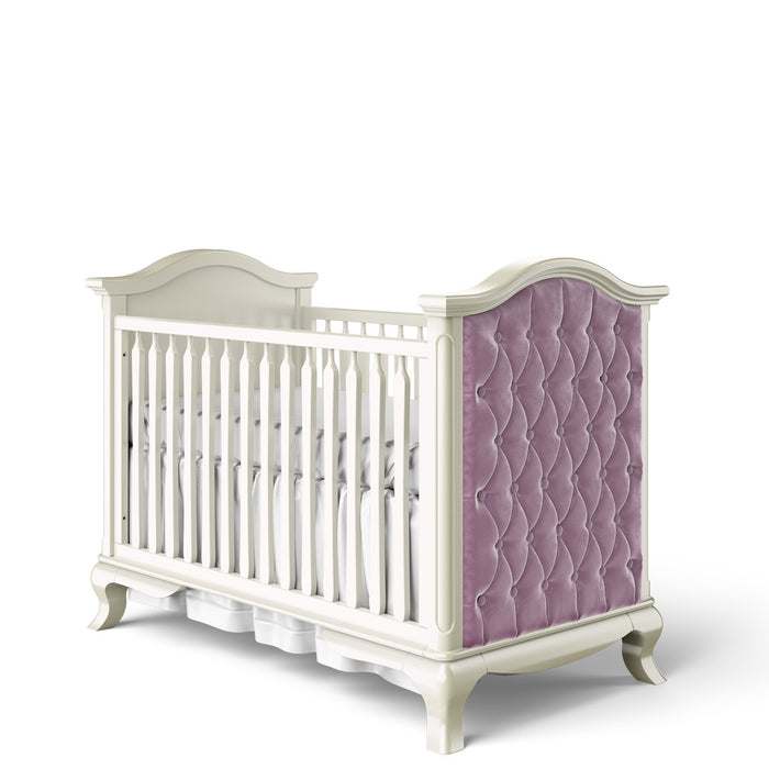 Romina Furniture Cleopatra Classic Crib w/ Tufted Sides