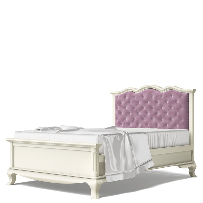 Romina Furniture Cleopatra Full Bed w/ Tufted Headboard