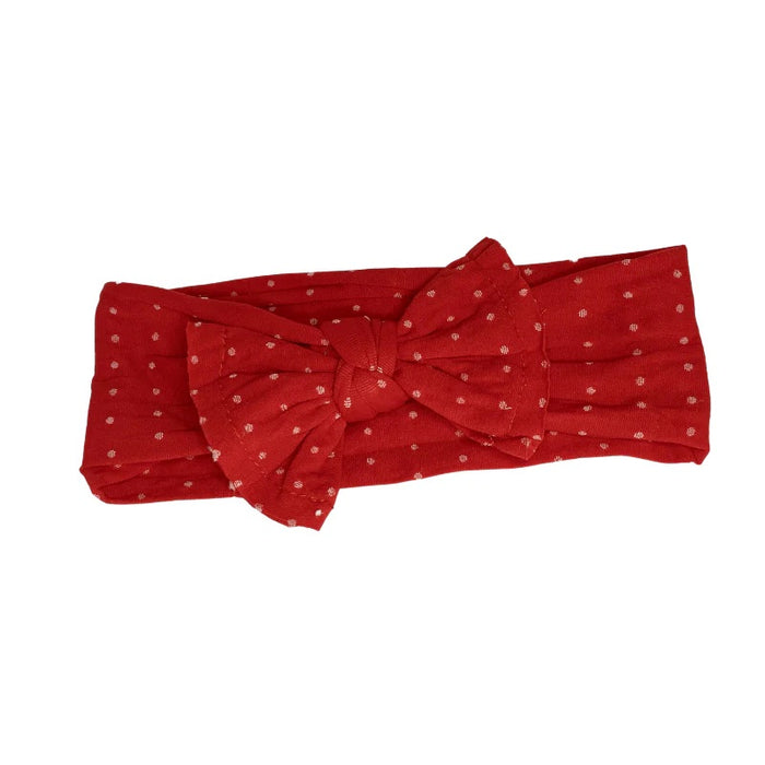 Sugar + Maple Classic Dots Baby Bow Headband