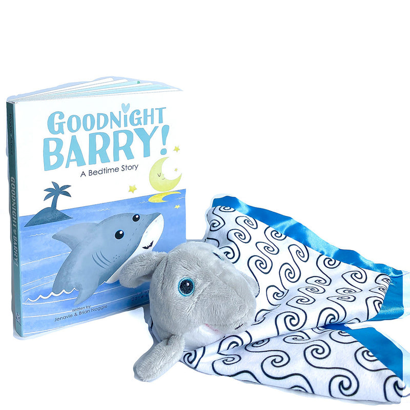 Frankie Dean Barry the Shark Dream Blanket + Bedtime Book