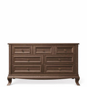 7 Drawers Double Dresser Solid Wood