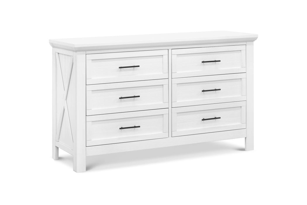 Monogram by Namesake Emory 3 Piece Nursery Set - Convertible Crib + Double Dresser + Chest