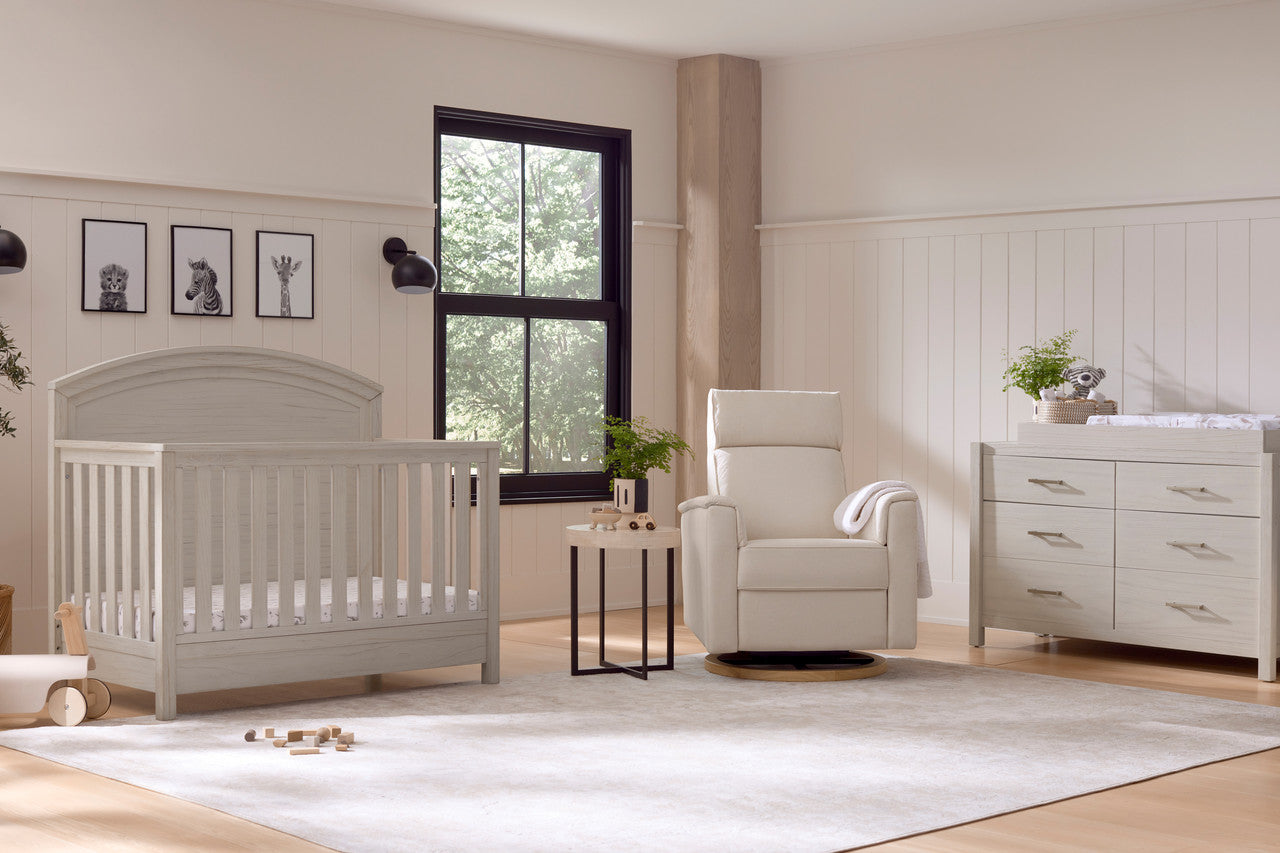 mini crib and dresser set Atwood Crib, Dresser and Chest Nursery Set, 3-Piece, Includes 3-in-1 Convertible Crib, Dresser and Chest, Grows with Your Baby (Cocoa Bean Brown)