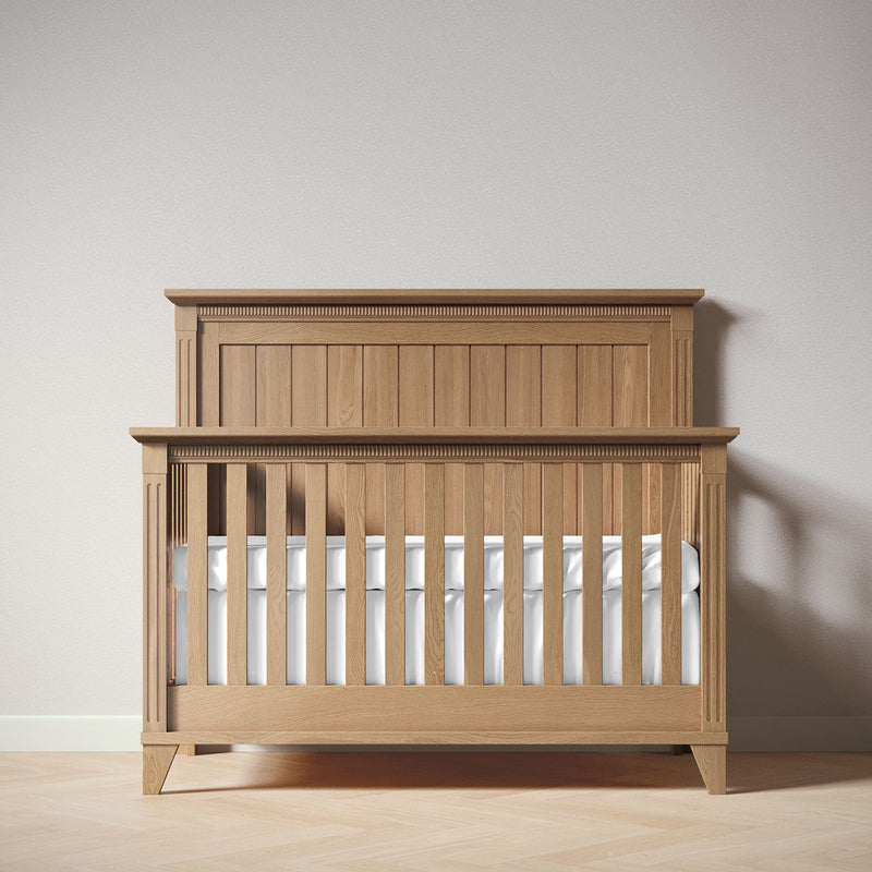Silva Furniture Edison Crib | 4-in-1 Convertible | Solid Wood