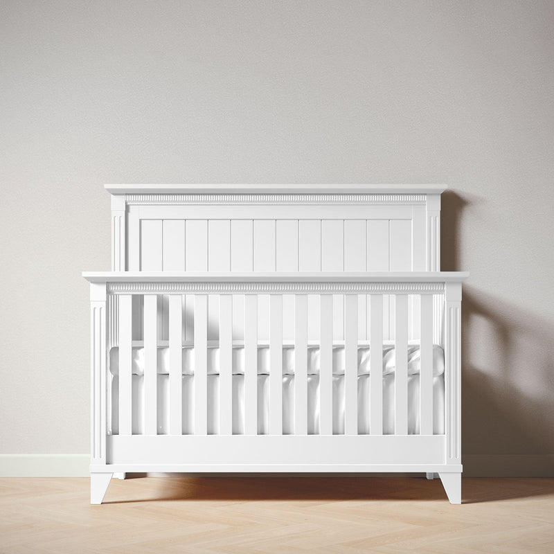 Silva Furniture Edison Crib | 4-in-1 Convertible | Solid Wood