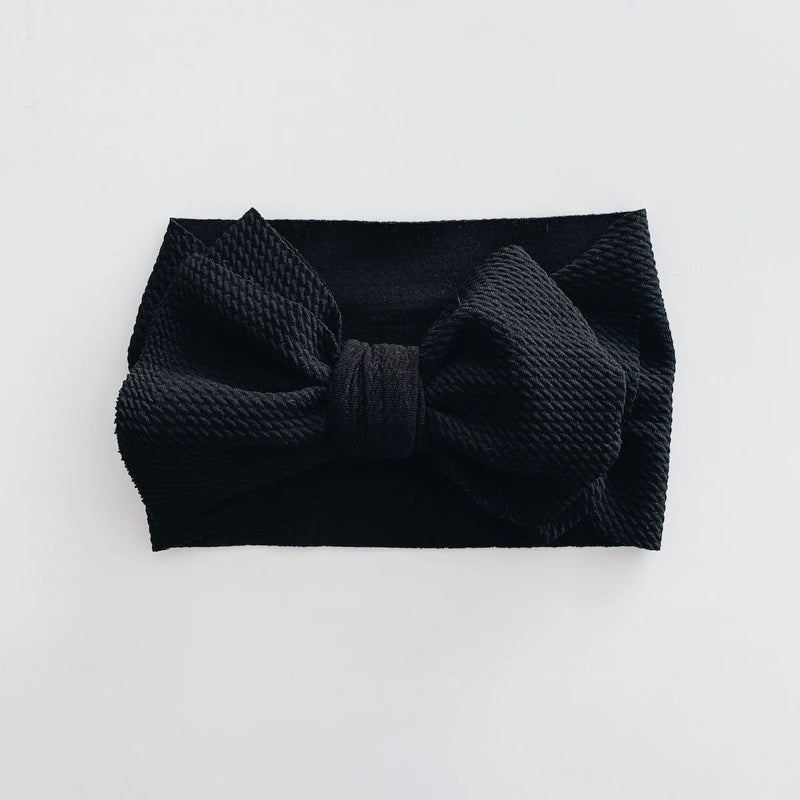 Sugar + Maple Waffle Bow Headwrap