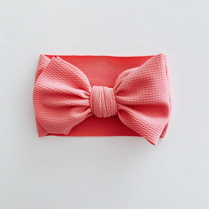 Sugar + Maple Waffle Bow Headwrap
