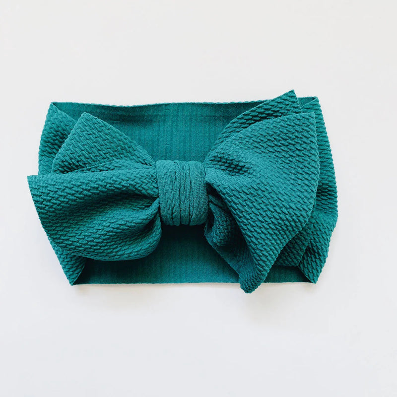 Sugar + Maple Waffle Bow Headwrap